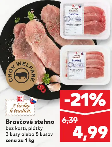 Bravčové stehno bez kosti