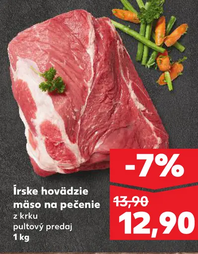 Írske hovädzie mäso na pečenie