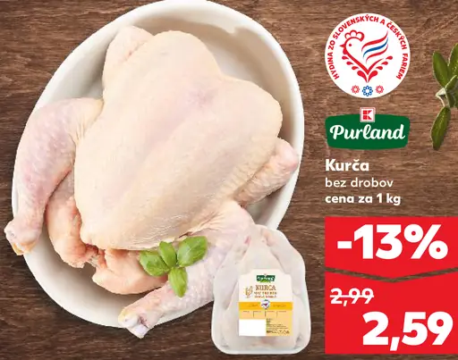 Purland Kurča bez drobov