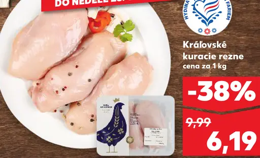 Kráľovské kuracie rezne