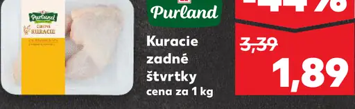 Purland kuracie zadné štvrťky