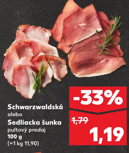 Schwarzwaldská alebo Sedliacka šunka