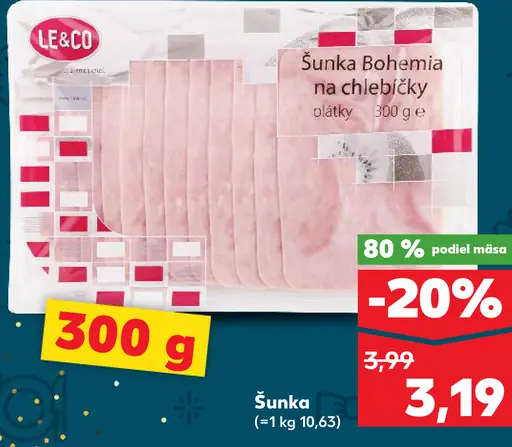 Bohemia šunka na chlebíčky