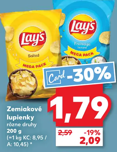 Lay's zemiakové lupienky