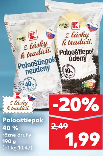 K-Classic Pološtiepok Údený