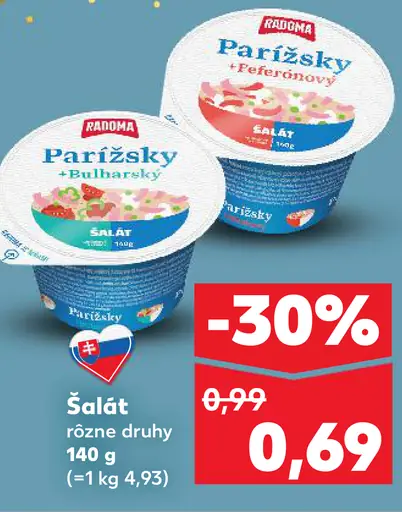 Aroma parížsky šalát