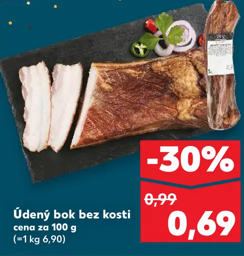 Údený bok bez kosti