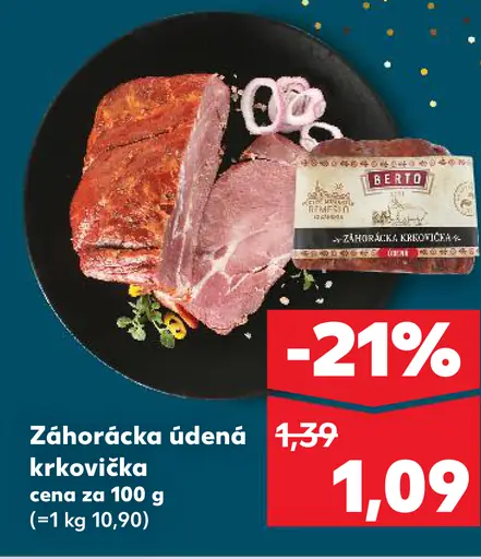 Záhorácka údená krkovička