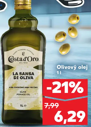 Costa d'Oro Olivový olej