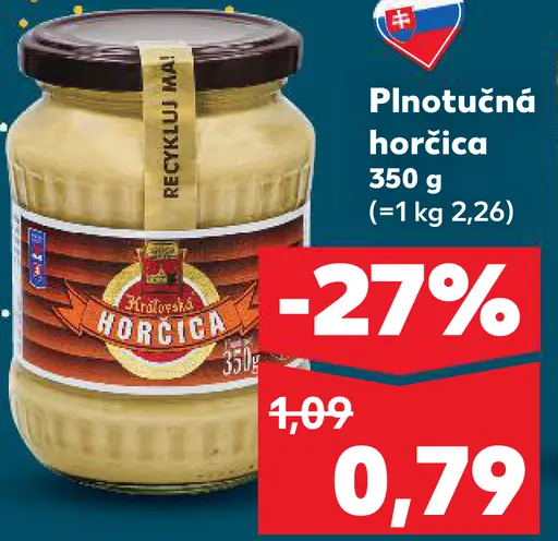 Reine Dijon Plnotučná horčica