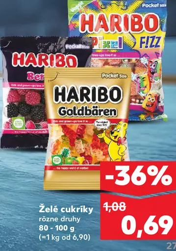 Haribo cukríky