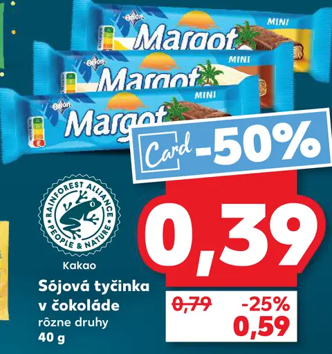 Maroot Sójová tyčinka v čokoláde