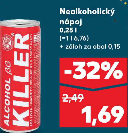 Killer nealkoholický nápoj