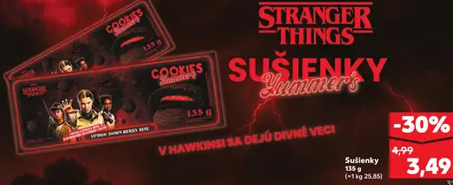 Stranger Things sušienky
