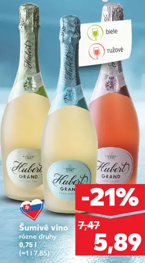 Hubert Grand šumivé víno