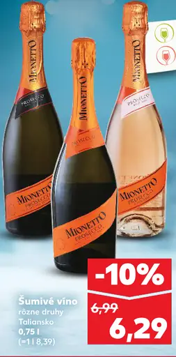 Mionetto šumivé víno