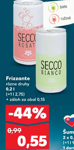 Secco Rosato plechovka