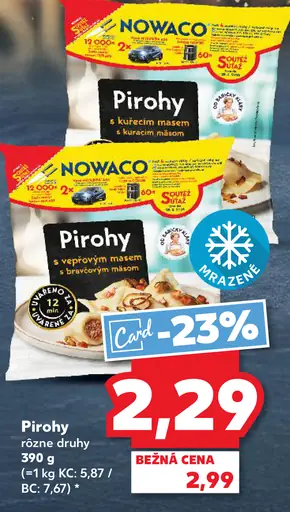 Nowaco Pirohy s kuracím mäsom