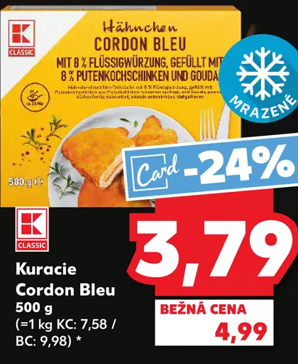 K-Classic Kuracie Cordon Bleu