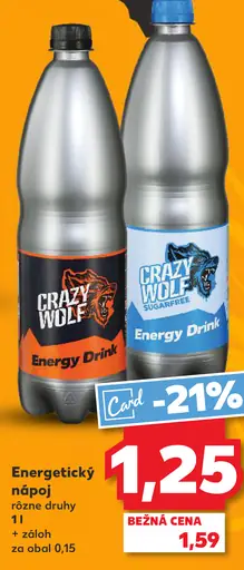 Crazy Wolf Energetický nápoj