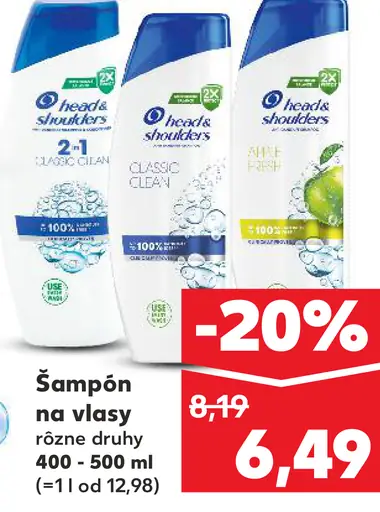 Head & Shoulders šampón na vlasy