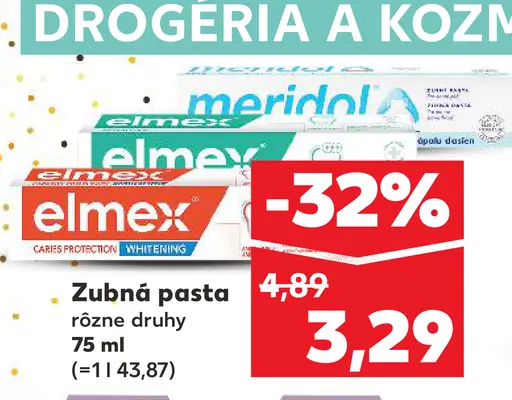 Elmex zubná pasta