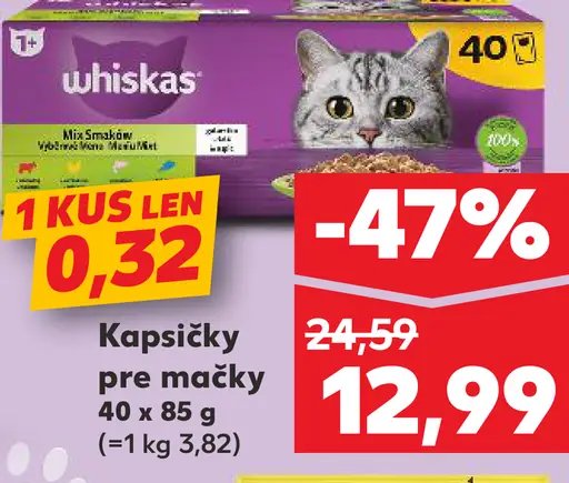 Whiskas Kapsičky pre mačky
