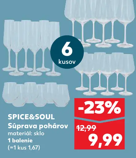 Spice&Soul Súprava pohárov