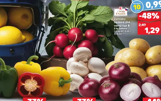 Zemiaky neskoré žlté varný typ B