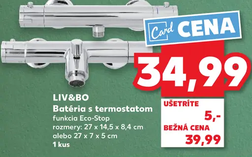 LIV&BO Batéria s termostatom