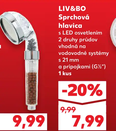 LIV&BO Sprchová hlavica