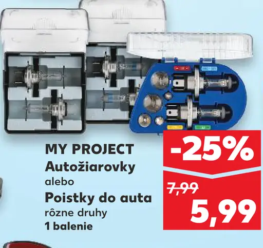 My Project Poistky do auta alebo autožiarovky