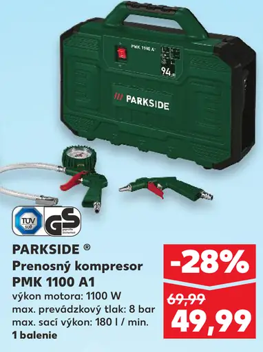 PARKSIDE Prenosný kompresor PMK 1100 A1