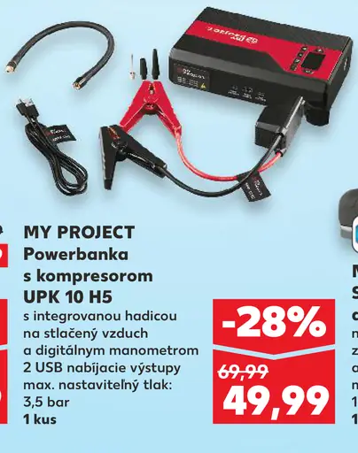 MY PROJECT Powerbanka s kompresorom UPK 10 H5