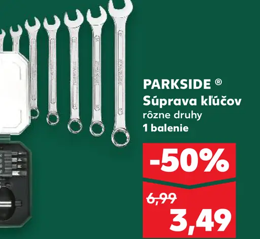 Parkside Súprava kľúčov