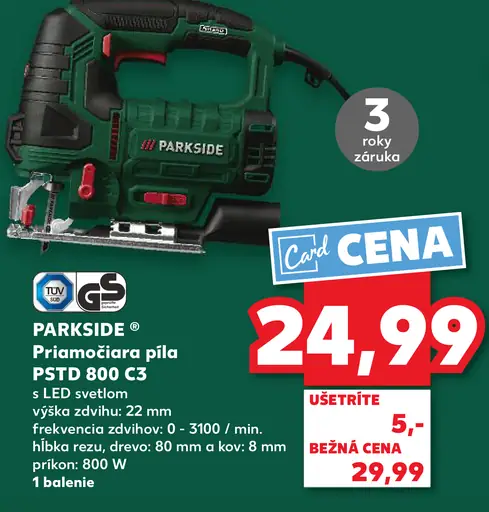 Parkside Priamočiara píla PSTD 800 C3