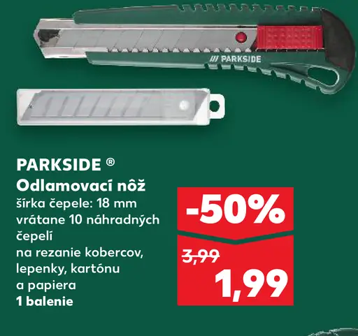 Parkside Odlamovací nôž