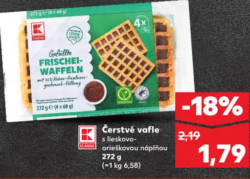 K-Classic Čerstvé vafle