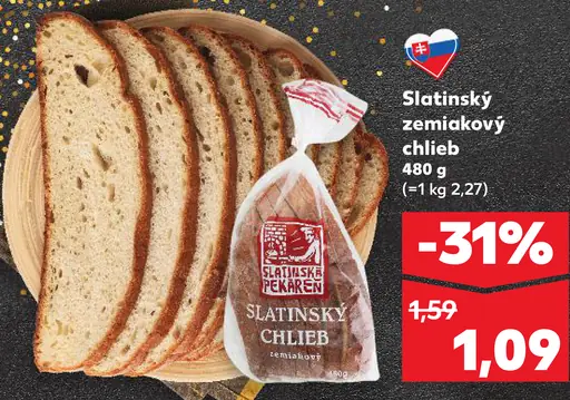 Slatinský zemiakový chlieb