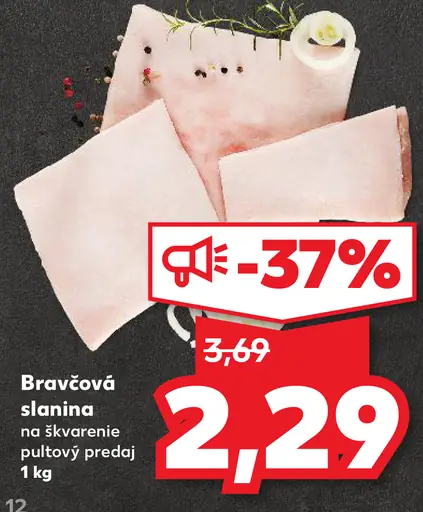 Bravčová slanina na škvarenie