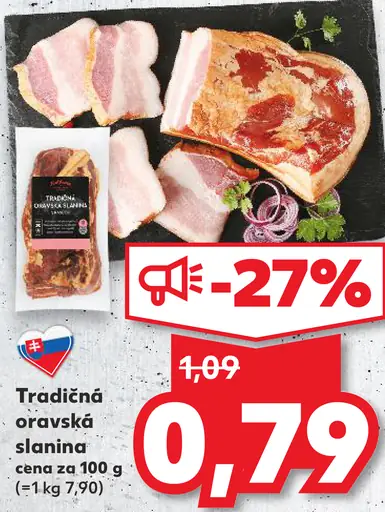 Tradičná oravská slanina