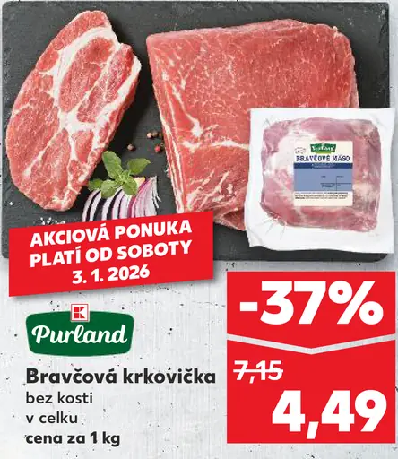 Purland Bravčová krkovička bez kosti