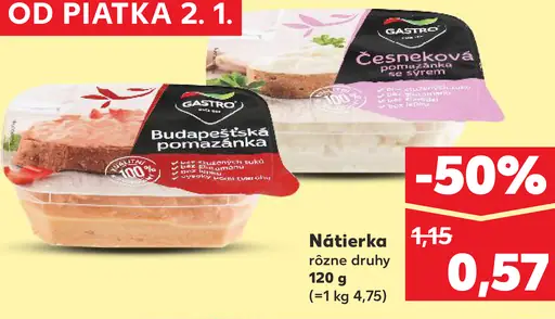 Gaston nátierka budapeštianska alebo cesnaková