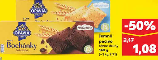 Opavia Zlaté oblátky jemné pečivo