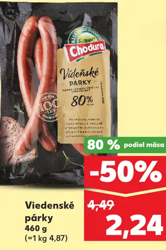Chodura Viedenské párky