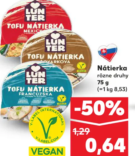 Lunter Tofu Nátierka