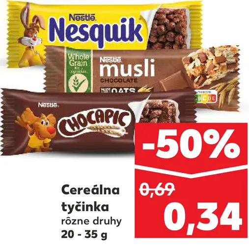 Nesquik cereálna tyčinka