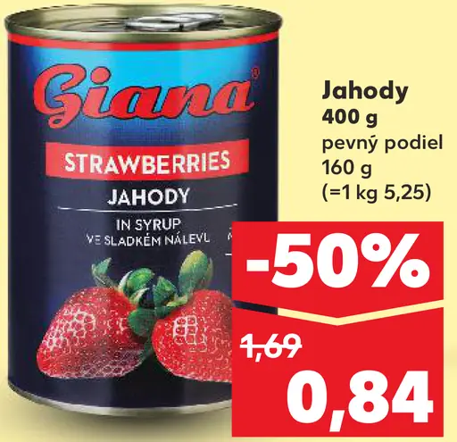 Giana jahody v sirupe