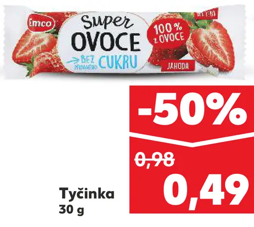 Super Ovocie tyčinka bez cukru