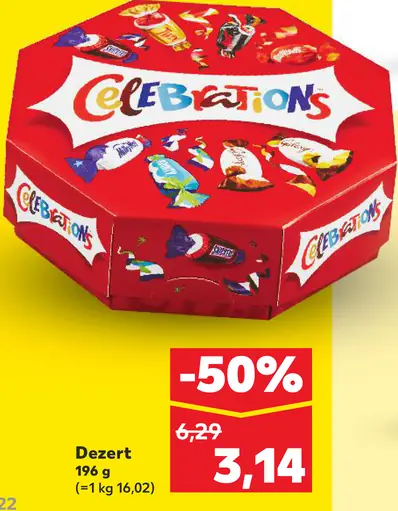 Celebrations dezert mix čokoládových mini tyčiniek